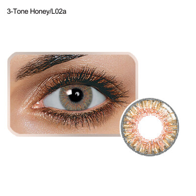 

1Pair 145mm DIA Unisex Fashion Blue Green Honey Brown Gray Colour Contact Lens