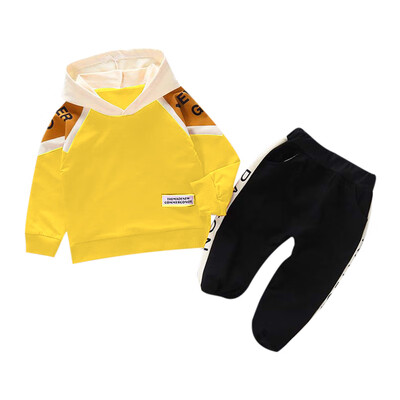 

Active Autumn Baby Girls Boys Long Sleeve Letter Print Hoodie Sweatshirt TopsPants Casual Costume Set