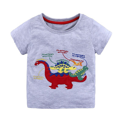 

WEIXINBUY Boys Tops Summer Children Tshirts Boys Clothes Kids Tee Shirt Fille 100 Cotton Character Print Baby Boy Clothing