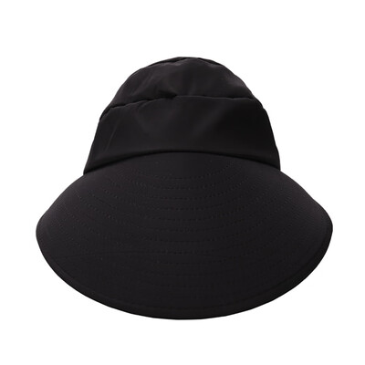 

Women Summer Sun Hats Pearl Packable Sun Visor Hat With Big Heads Wide Brim Beach Hat UV Protection Female Cap