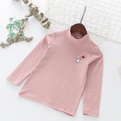 

2-7 years Kids Girls T-shirts long Sleeve Cotton Boys T-Shirt Children Girl Cute Tops Kids Tees Child Clothes for Autumn