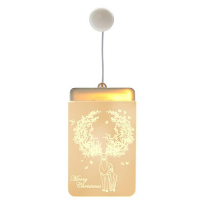 

Christmas LED Holiday Snowflakes Santa Claus Fairy Lights Battery Powered Hanging Ornaments Christmas Tree Party Home Decor
