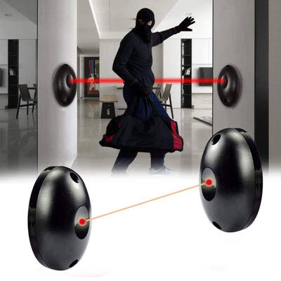 

Single Beam Infrared Radiation Detector Automatic Door Light Sensor Burglar Alarm