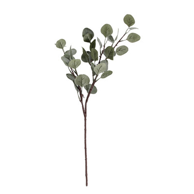 

Gobestart Artificial Flower Simulation Plant Money Leaf Eucalyptus Green Plant Home Decor