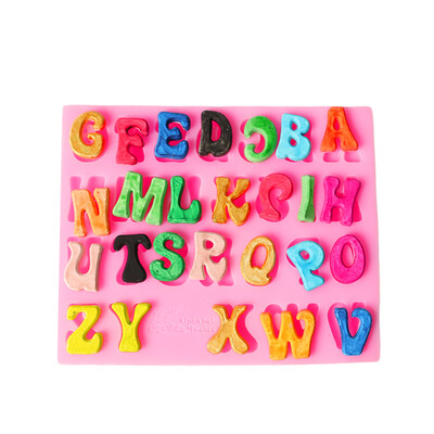 

DIY No Stick Cake Letter Mold Chocolate Fondant Decorating Tool Silicone Baking Sugarcraft Gumpaste Molds