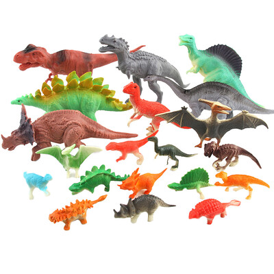 

20pcs Wild Life Dinosaur Toy Set Plastic Play Toys Dinosaur Model Kit Kids Boy Children Holiday Gift
