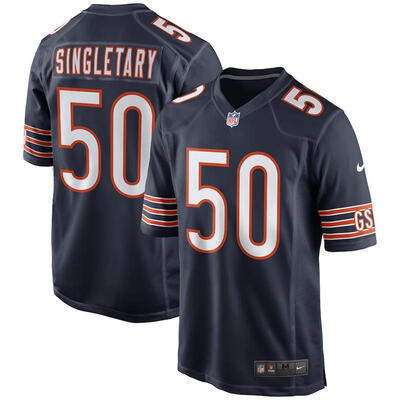 

Youth Football Jersey Chicago Bears Mike Singletary Navy Retired Player Game Jersey