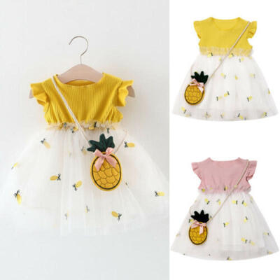 

Summer Toddler Kids Baby Girls Dress Lace Tulle Party Bridesmaid Pageant Dresses