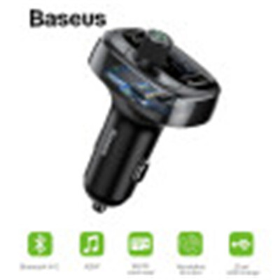 

Baseus Car Charger FM Transmitter Aux Modulator Bluetooth Handsfree Car Audio MP3 Player 34A Fast Dual USB Mobile Phone Charger