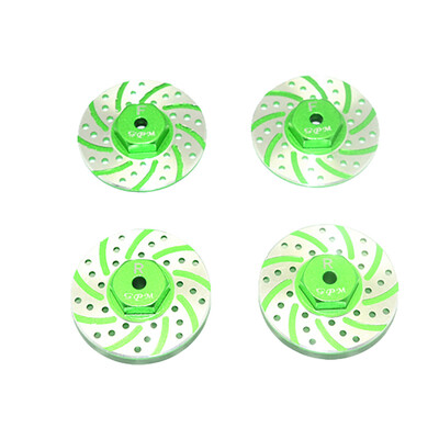

Siaonvr GPM Racing Aluminum FrontRear Brake Disc Rotor Anti Rust For AXIAL 118 RC Car