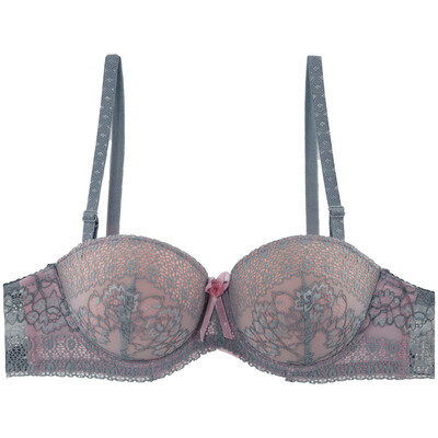 

Push Up Women Bras Sexy Lace Embroidery Underwire Bralette Nursing Bottoming Comfort Underwear