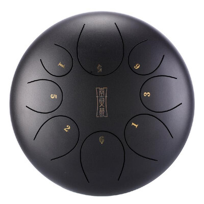 

12 inch Steel Tongue Drum Mini Hand Pan Drums with Drumsticks Percussion Musical Instruments Purify Your Mind&Soul