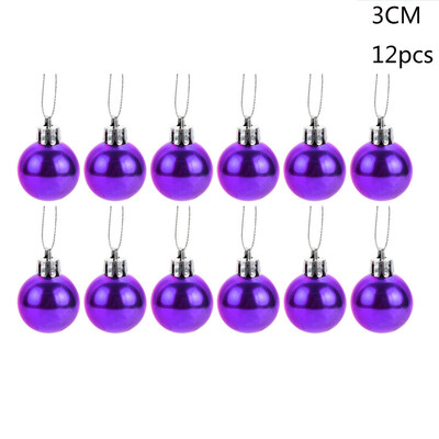 

Siaonvr 30mm Christmas Xmas Tree Ball Bauble Hanging Home Party Ornament Decor