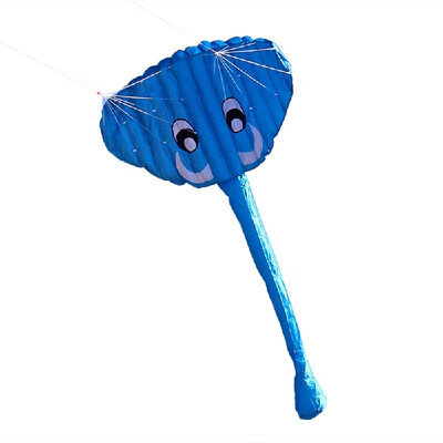 

140 x 70cm Frameless Soft Dual Line Stunt Elephant Parafoil Kite Huge Parachute Sports Beach Flying Kite