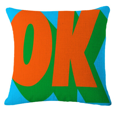 

〖Follure〗Print Pillowcase Linen Cotton Sofa Cushion Cover Home Decor