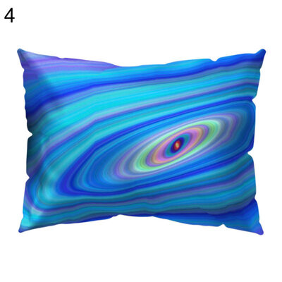 

Circle Wave Geometric Pattern Pillow Cover Cushion Case Car Sofa Bedroom Decor