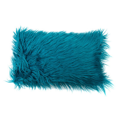 

Home Decorative Super Soft Plush Mongolian Faux Fur Throw Pillow Cover Simple&Noble