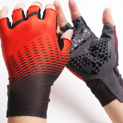 

Breathable Washable Sweat-absorbed Half Finger Bike Racing Gloves Outdoor Protect Bike Gloves Unisex Cycling Gloves