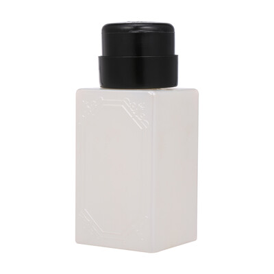 

1pc 180ml Nail Polish Remover Pump Alcohol Liquid Dispensers Empty Plastic Bottle Make Up Cosmetic Refillable Container Nail Tools