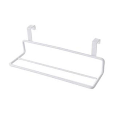 

1pcs Over Door Towel Rack Double Pole Bar Hanging Holder Bathroom Kitchen Cabinet Shelf Rails Holder