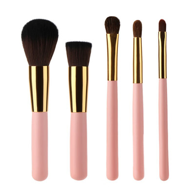 

5PCS Make Up Brush Foundation Eyebrow Eyeliner Blush Cosmetic Concealer Brushes Powder Brush Set Makeup Tool D