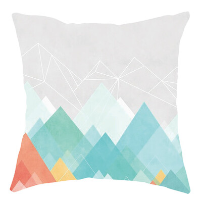 

〖Follure〗Geometric Pillow Case Waist Cushion Cover Sofa Home Decor