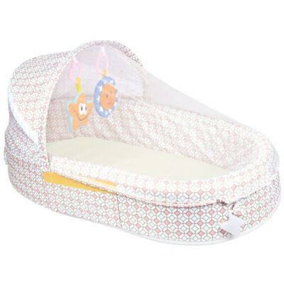 

Baby Travel Bed Portable Multifunction Backpack Cot Newborn Ourdoor Travel Folding Crib Cloth ABS Plastic Cotton Material