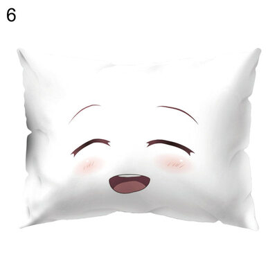 

Cute Facial Expression Pillow Case Cushion Cover Sofa Bed Car Cafe Office Decor