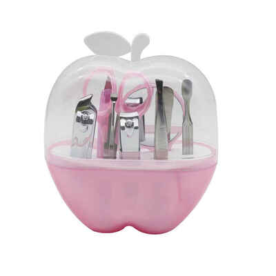 

9 in 1 Nail Clipper Kit Nail Care Set Pedicure Scissor Mirror Ear Pick Manicure Trimmer Set Tools with Case Random Color