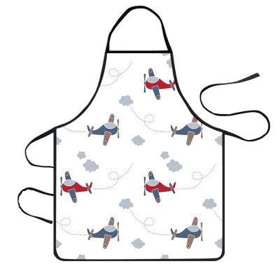 

Toponeto Home Women Waterproof Cute Cartoon Kitchen Restaurant Cooking Bib Apron Aprons