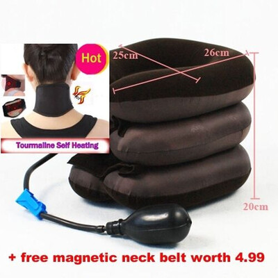 

Cervical Neck Traction Device Headache Shoulder Pain Relax Brace Support Pillow