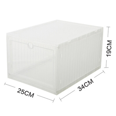 

Transparent Thicken Shoes Boxes Novelty Drawer Type Shoes Drawers Storage Shoe Rack Cabinet Organizers organizador zapatos 1 Pc
