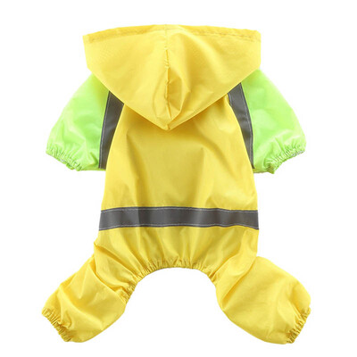 

Pets Clothing Raincoats Dog Raincoat Small Large Dog Four-Legged Waterproof Poncho Blue Rain Jacket Safety Jumpsuits Poncho
