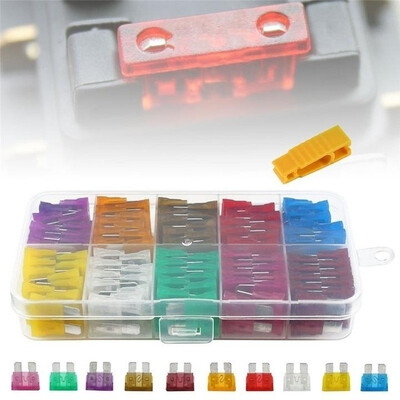 

80pcs Car Auto Truck Boat Mini Fuses 3-35 Amp Fuse Assortment Kit Set Box