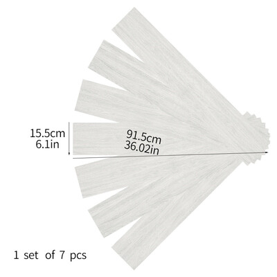 

7Pcs 915x155cmCM Floral Wood Grain Sticker Self Adhesive PVC Floor Tiles Plank Sticker for Hotel Bedroom Ground Decal Floor