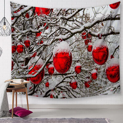 

Toponeto Christmas Tapestry Santa Print Wall Hanging Tapestry Art Home Decor