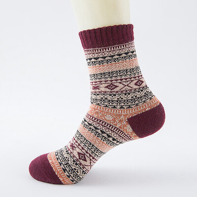 

Winter Thick Warm Stripe Wool Socks Casual Calcetines Hombre Sock Business Male Socks