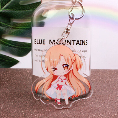 

CAR-TOBBY Anime Sword Art Online SAO Yuuki Asuna Acrylic Keyring Keychain