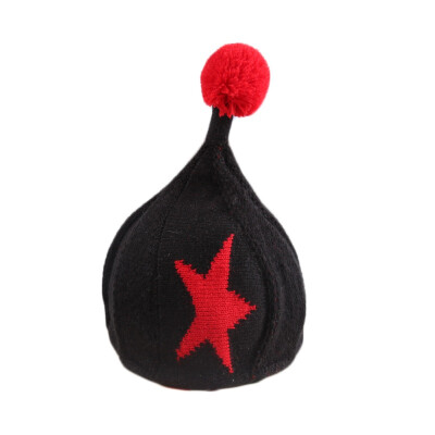 

Autumn Winter Casual Fashion Newborn Baby Five-pointed Star Embroidered Knitted Hat Kid Toddler Cute Cap