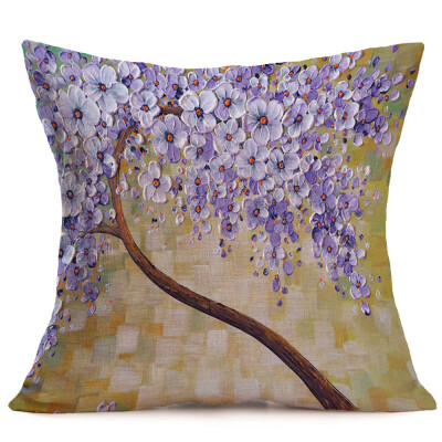 

〖Follure〗Print Sofa Bed Home Decoration Festival Pillow Case Cushion Cover