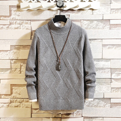 

Toponeto Mens New Autumn Winter Casual Long Sleeve Knitting Sweaters Tops Blouse