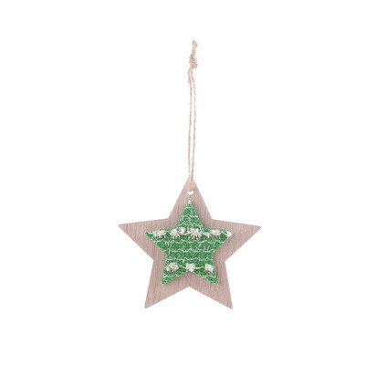 

Tailored Christmas Decorations Wooden Pendants Small Ornaments Hanging Dress Up
