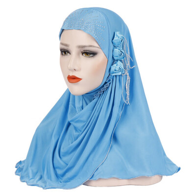 

Islamic Ladies Head Scarf Headwear Muslim Hijab Inner Cap Wrap Shawl Scarf Ramadan Arab Amira Headscarf