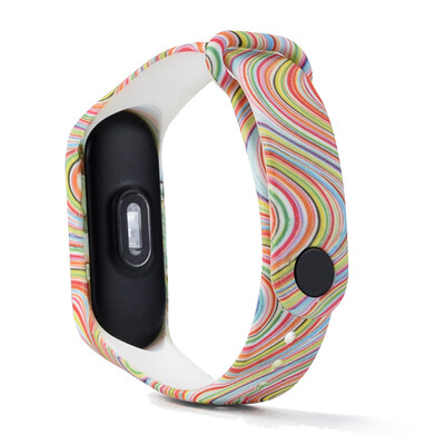 

〖Follure〗New Fashion Pattern TPU Smart Wrist Watch Strap for XiaoMi Mi Band 3 A