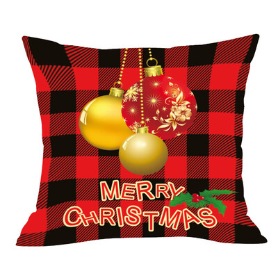 

Tailored Christmas Series Printed Pillowcase Soft Decoration Cushion Cover Pillowcase