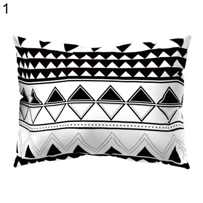 

Geometric Pattern Throw Pillow Case Cushion Cover Sofa Bed Car Cafe Office Decor