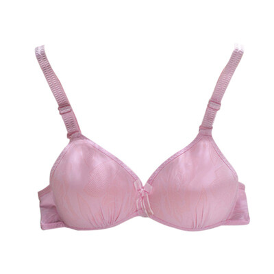 

Teenage Girl Underwear Puberty Students Bra Cute Bow Knot Wire Free Bras for Kids Thin Training Bra with Detachable Ribbon