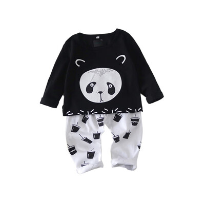 

Baby Boy Clothes Cotton Newborn Baby Boy Clothing Sets Cartoon Long-sleeved CoatPants Infant Clothes 2pcs Suit