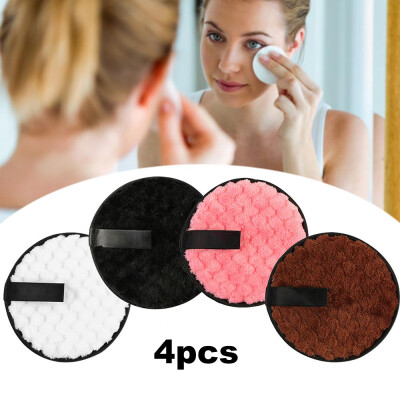 

Reusable Microfiber Face Cleaner Puff Makeup Remover Pads