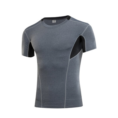 

New Men Designer Sports T Shirt Quick Dry Slim Fit running shirts  M L XL XXL